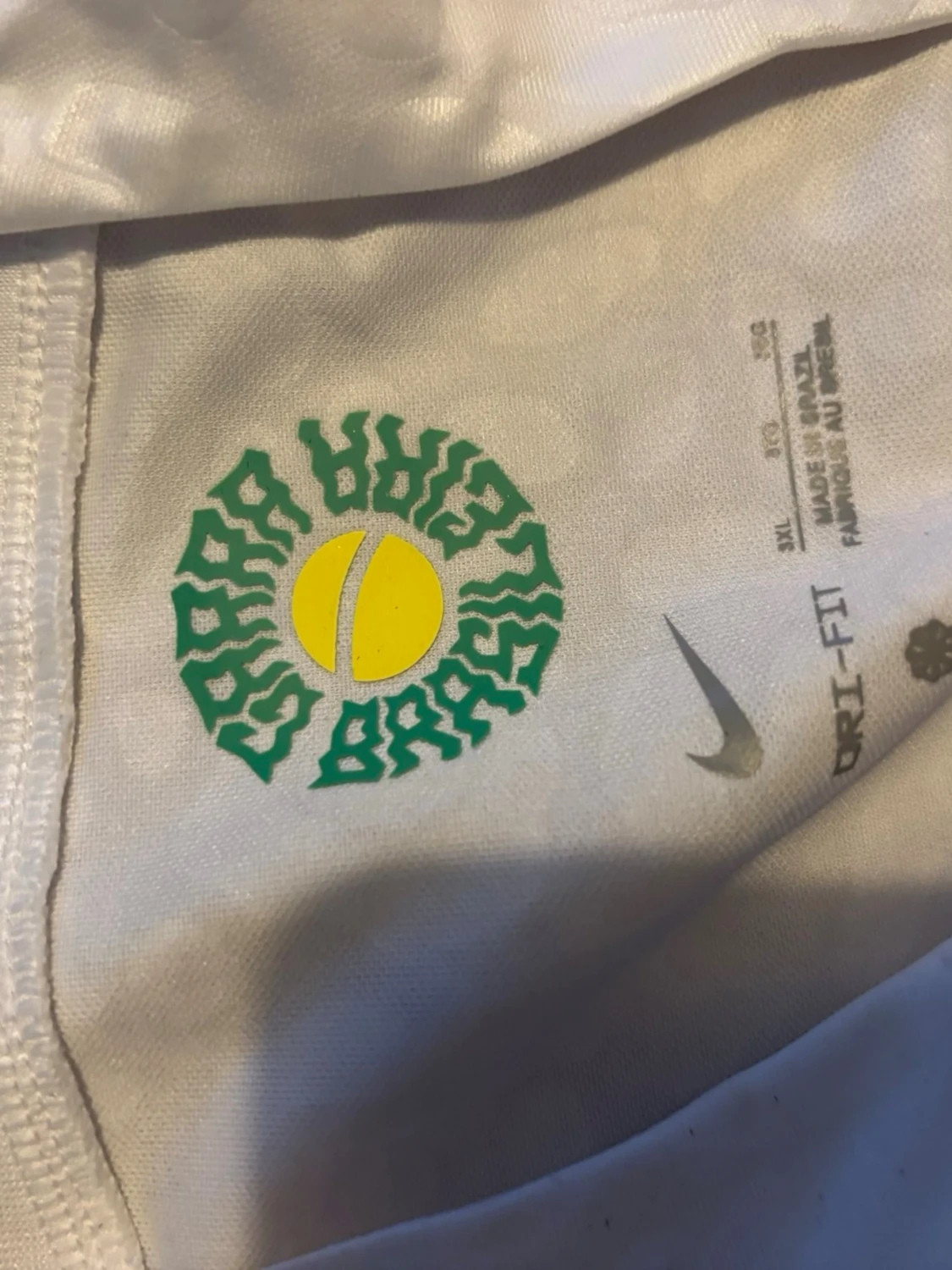 Vit Brasil Nike t-shirt med mönster - 3