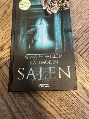 Salen - En spännande och läskig bok om Lo, Johanna och Harry som hittar en hemlig dörr i skolbiblioteket. Bakom dörren väntar en övergiven skolsal och ett mysterium som snabbt blir riktigt skrämmande. Perfekt för dig som gillar spökhistorier och nervkittlande äventyr!