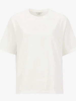 Vit klassisk t-shirt från Uniqlo - Säljer en stilren vit t-shirt från Uniqlo med rund hals och korta ärmar. T-shirten är gjord i mjuk bomull och har en enkel, clean look som funkar till allt. Perfekt för dig som gillar minimalistisk stil och vill ha en basic i garderoben. Finns en lien fläck! 