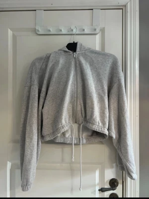 Kort hoodie  - Nån fläck och den är lite nopprig men annars bra 