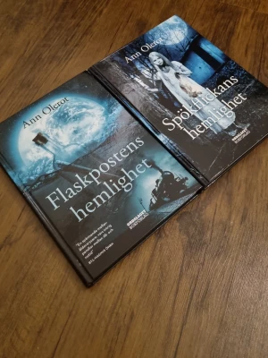 Flaskpostens hemlighet & Spökflickans hemlighet - Två spännande böcker där Moa och Elias dras in i mystiska äventyr fyllda av vänskap, dramatik och övernaturliga mysterier. Perfekt för dig som gillar gåtor, skattjakter och kusliga hemligheter i sommarsvenska miljöer. Dessa två böcker är inom samma bokserie så du direkt kan läsa fortsättningen 🔥  "En av de bästa böcker jag läst... jättespännande. Längtar efter nästa del." Alva 11 år  Ca 240 sidor : Spökflickans Hemlighet   Ca 190 sidor : Flaskpostens Hemlighet