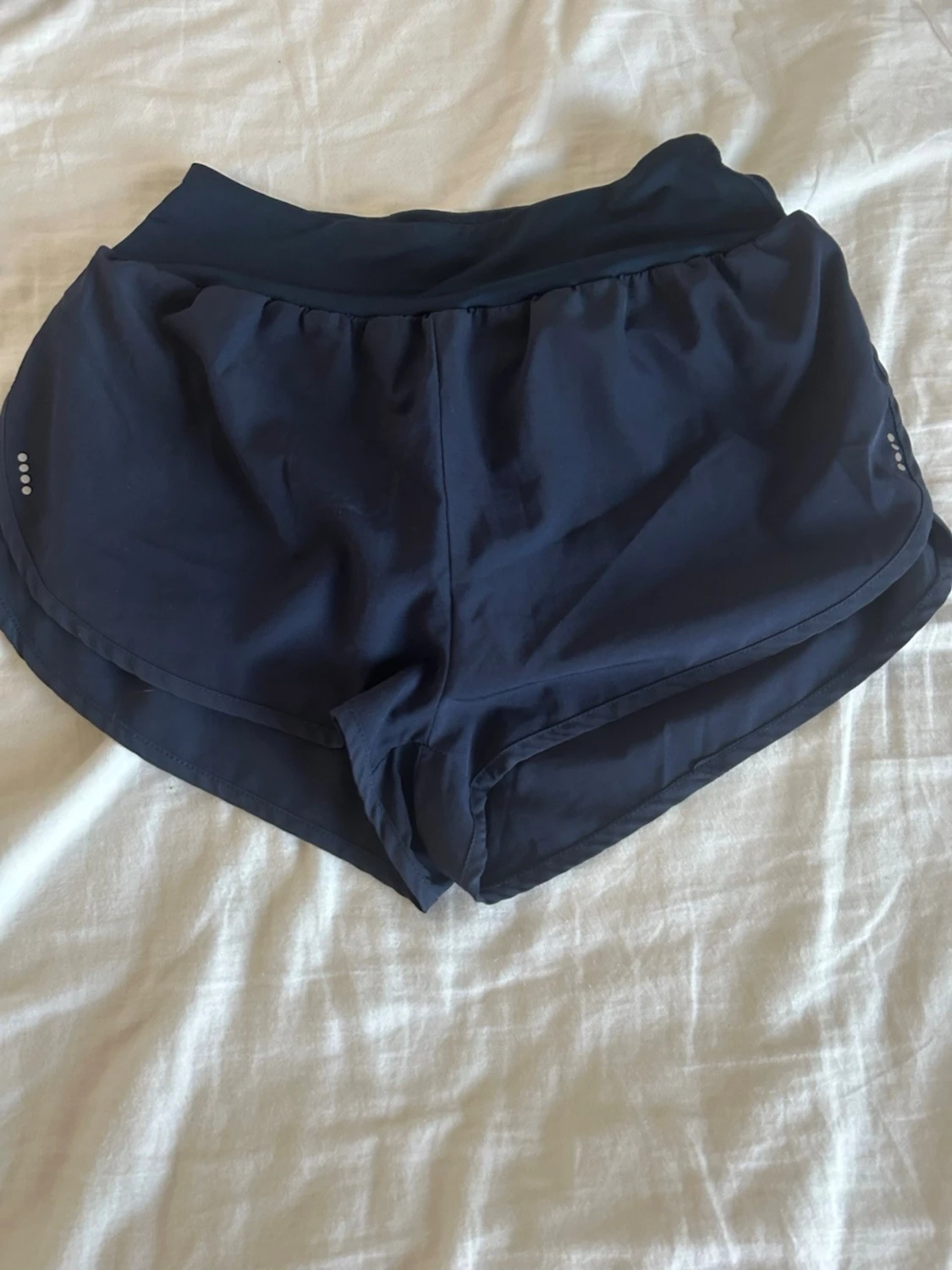 Mörkblå träningsshorts från SHEIN - 1