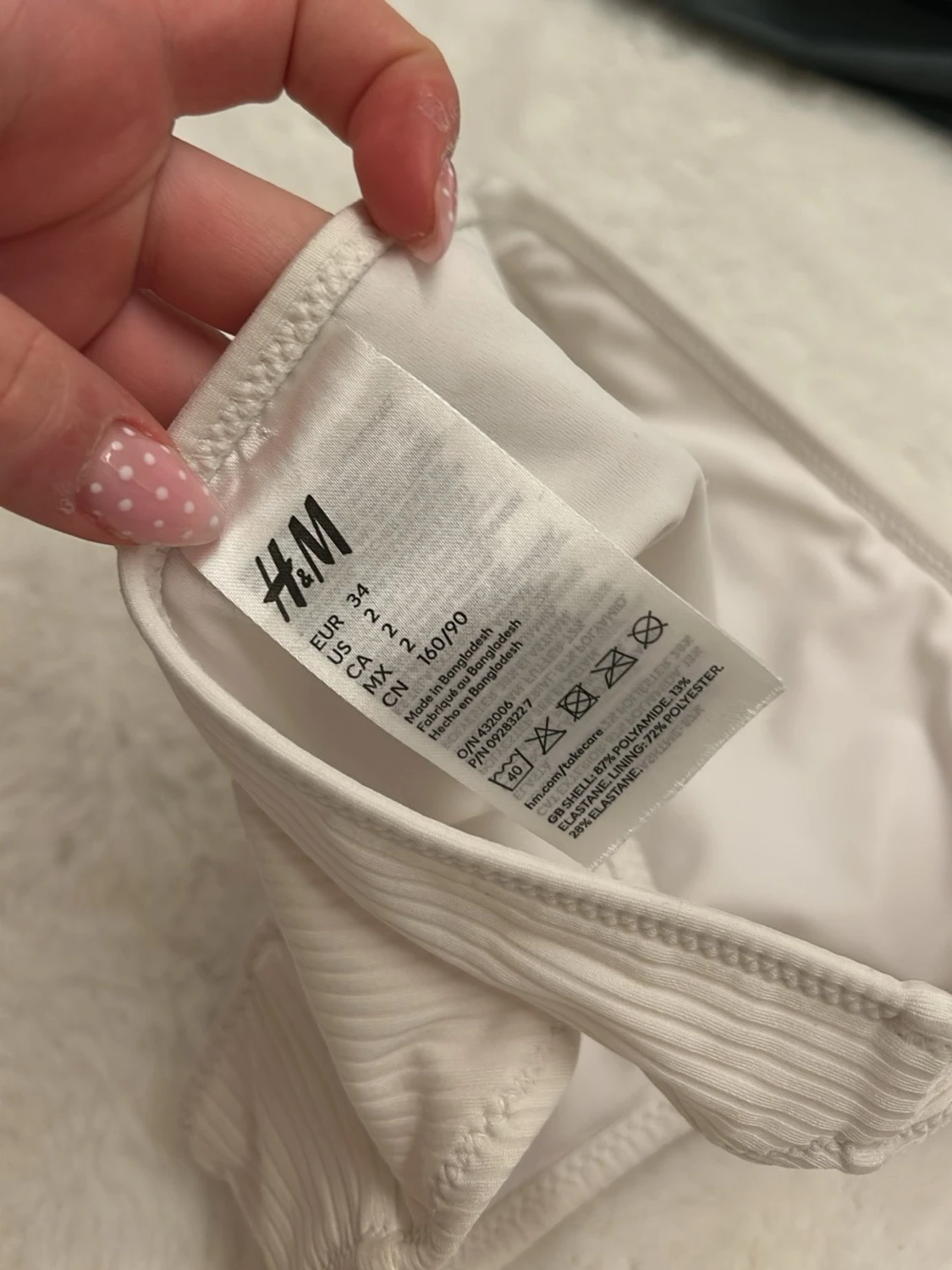 Mörkgrå bikiniöverdel från H&M - 2