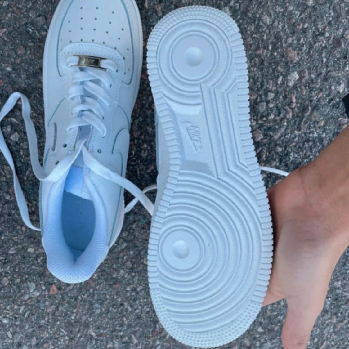 Nike Air Force 1 helvita sneakers - 2