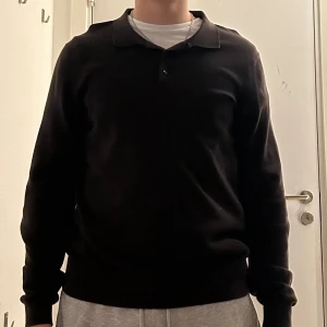 Brun pikétröja från these glory days - Svart pikétröja med klassisk krage och knappslå framtill. Tröjan har lång ärm och en stilren, enkel design som funkar till många olika looks. Materialet känns mjukt och bekvämt mot huden. Perfekt för dig som gillar en clean och tidlös stil.