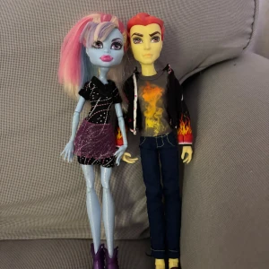 Monster high dockor - Monster high dockor i bra skick. Accessoarer ingår inte och dockan åt höger har tappat lite färg på ögonbrynet som syns i sista bilden. Låren är lite lösa men inte mycket. 