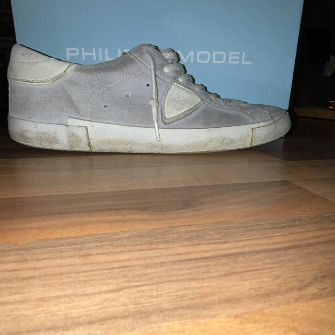 Philippe Model gråa mockasneakers - 1