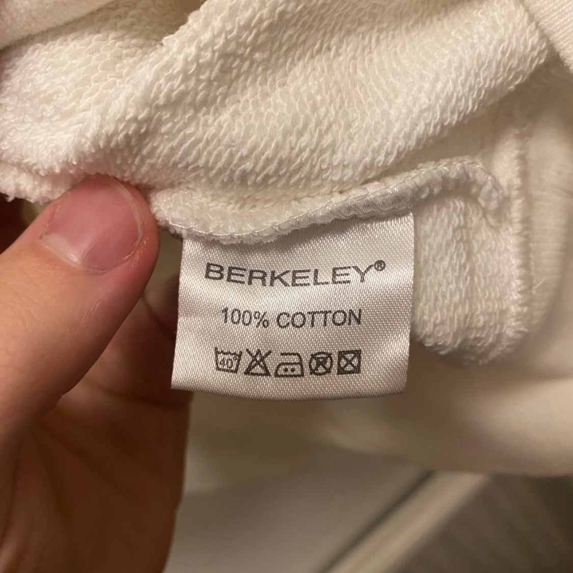 Vit sweatshirt från Berkeley, L - 2