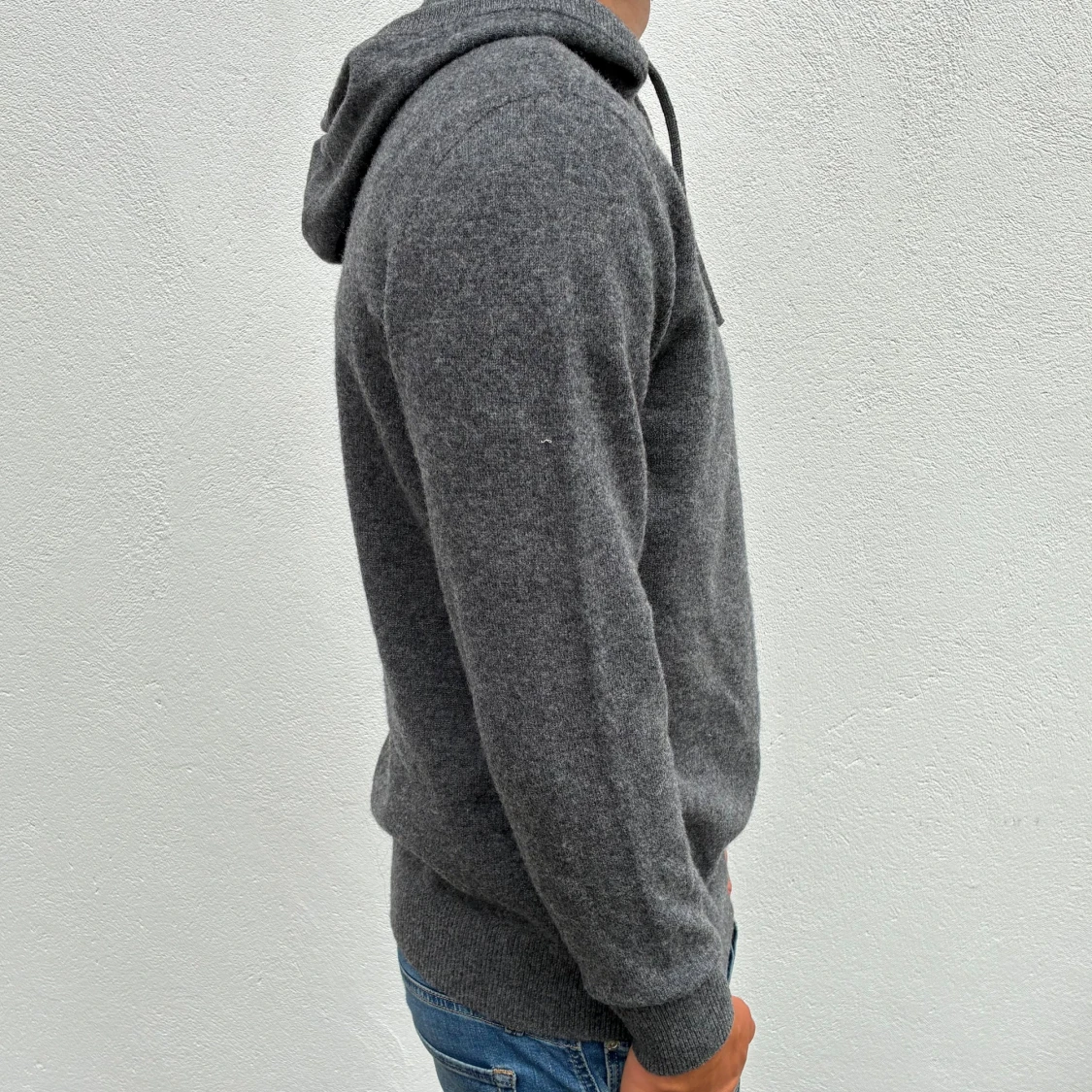 Kashmir/Merino hoodie - 1