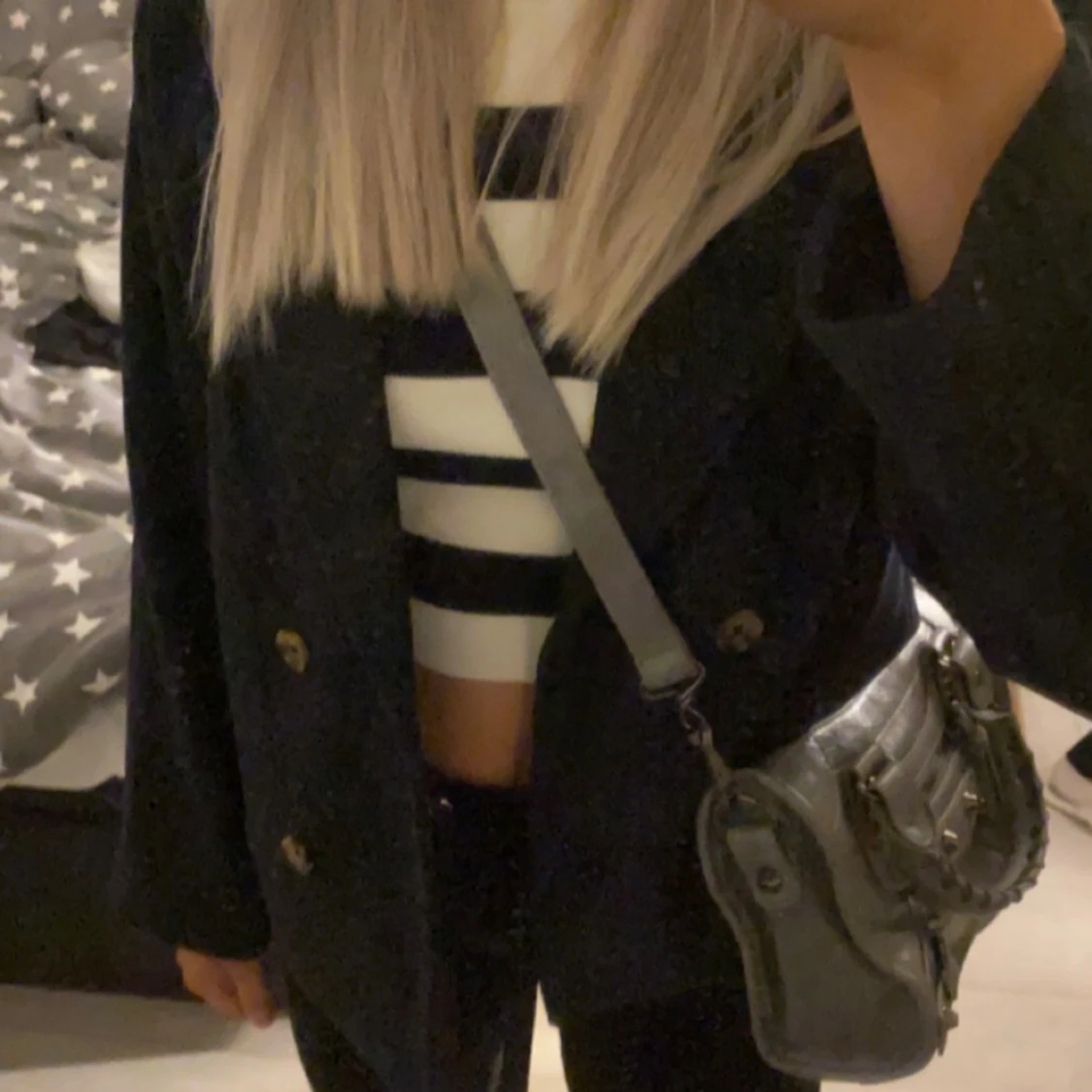 Mörkblå kappa från Mango  - 2