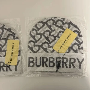 Vit och grå Burberry mössa - Snygg vit/grå Burberry mössa som kommer hålla dig varm och stilren under kalla dagar. Passar perfekt som present men även att köpa till sig själv. Tveka inte på att höra av dig vid funderingar!