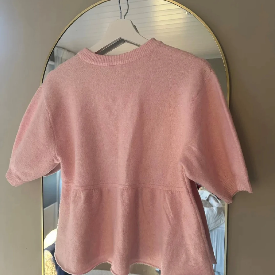 Ljusrosa stickad topp från nelly - 1