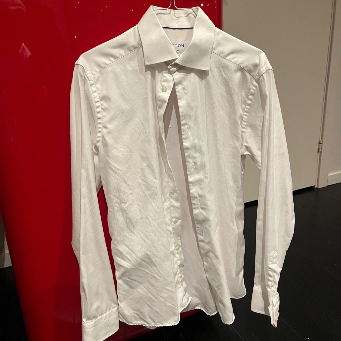 Vit slim fit skjorta från Eton