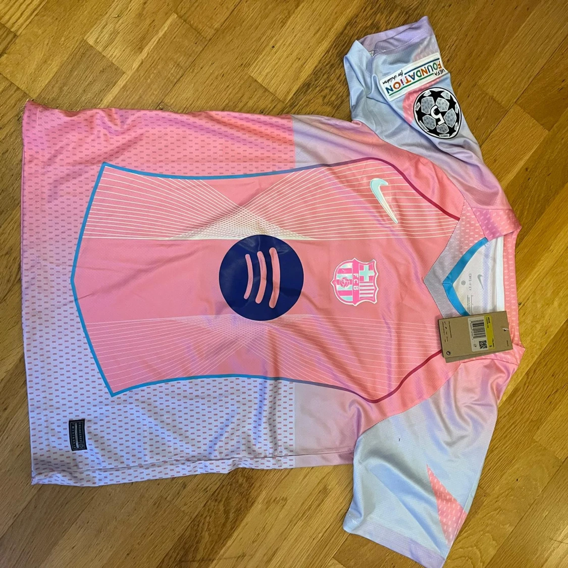 Barça rosa matchtröja Nike S