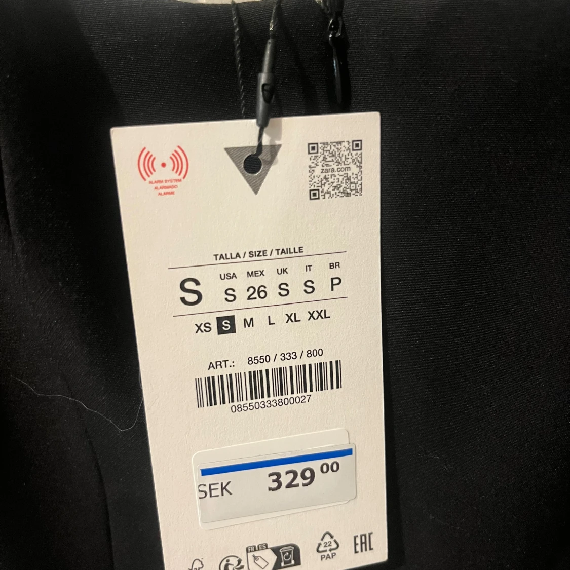 Svart korsett-topp från Zara - 1