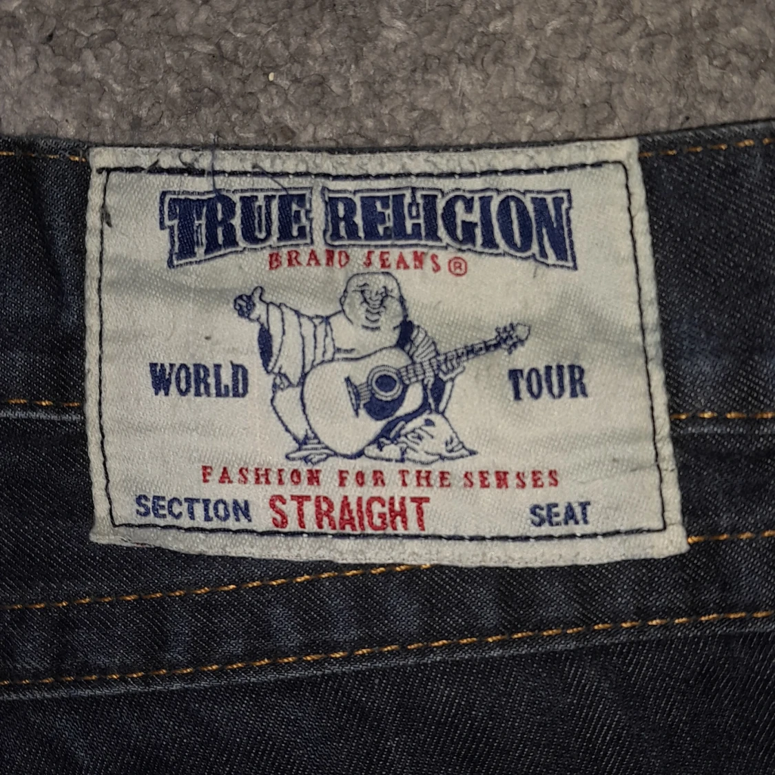 True Religion Jeans Orange Söm - 4