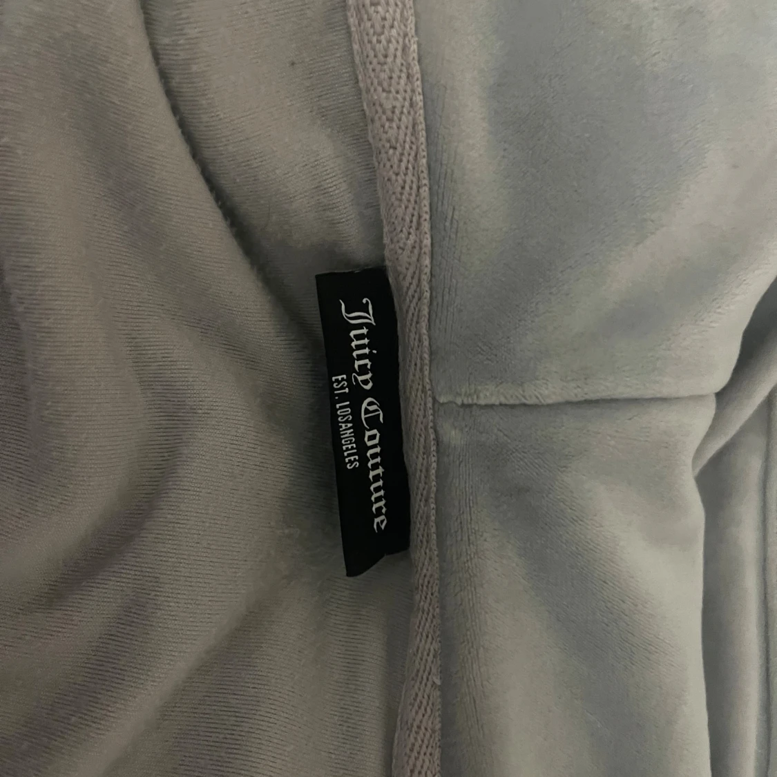 Grå velour hoodie Juicy Couture - 3