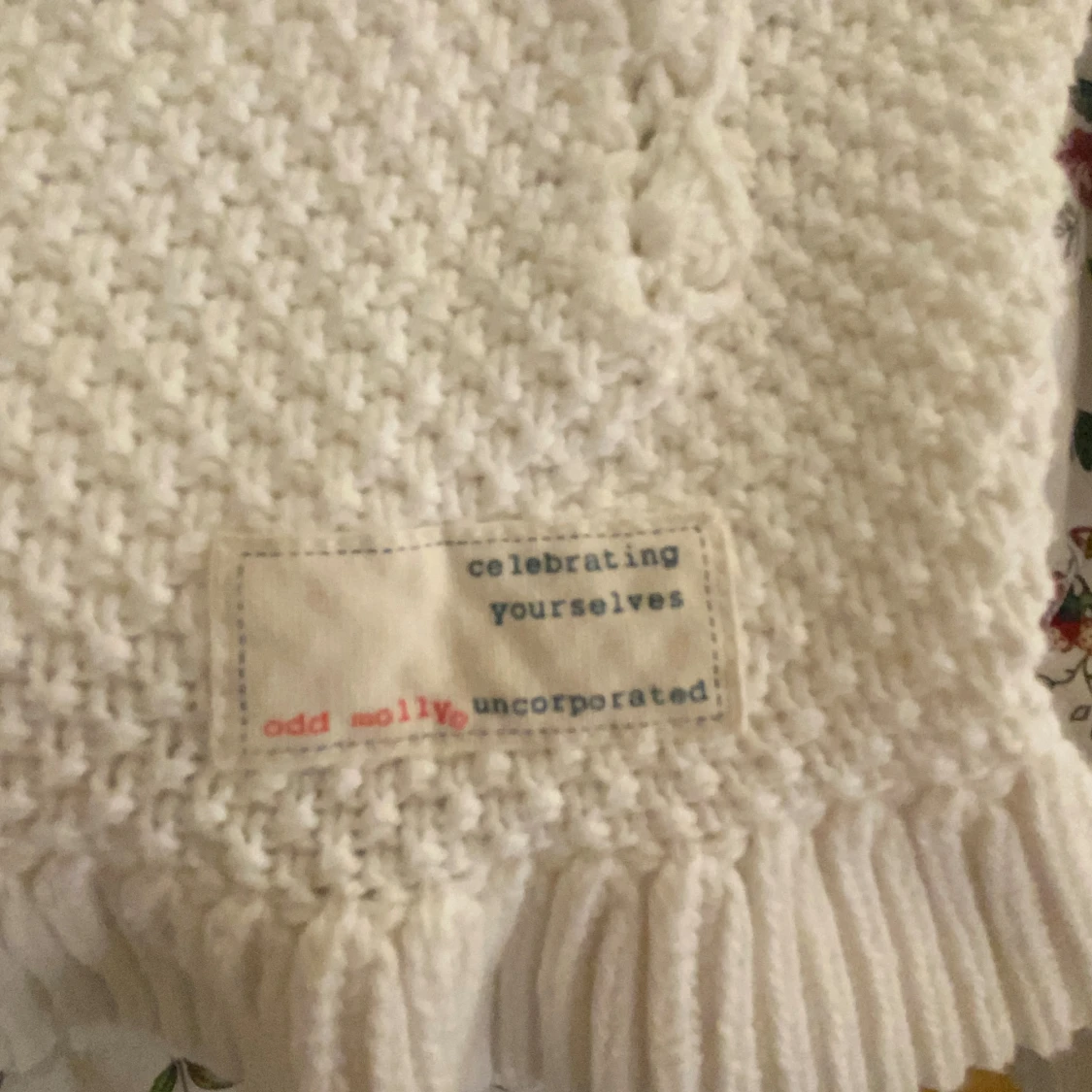 Vit kofta från Odd Molly med volang - 2