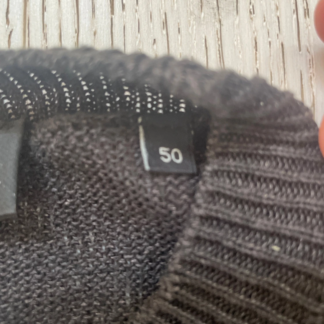 OUR LEGACY - Base Roundneck Mörkgrå mönstrad stickad tröja Our Legacy - 2