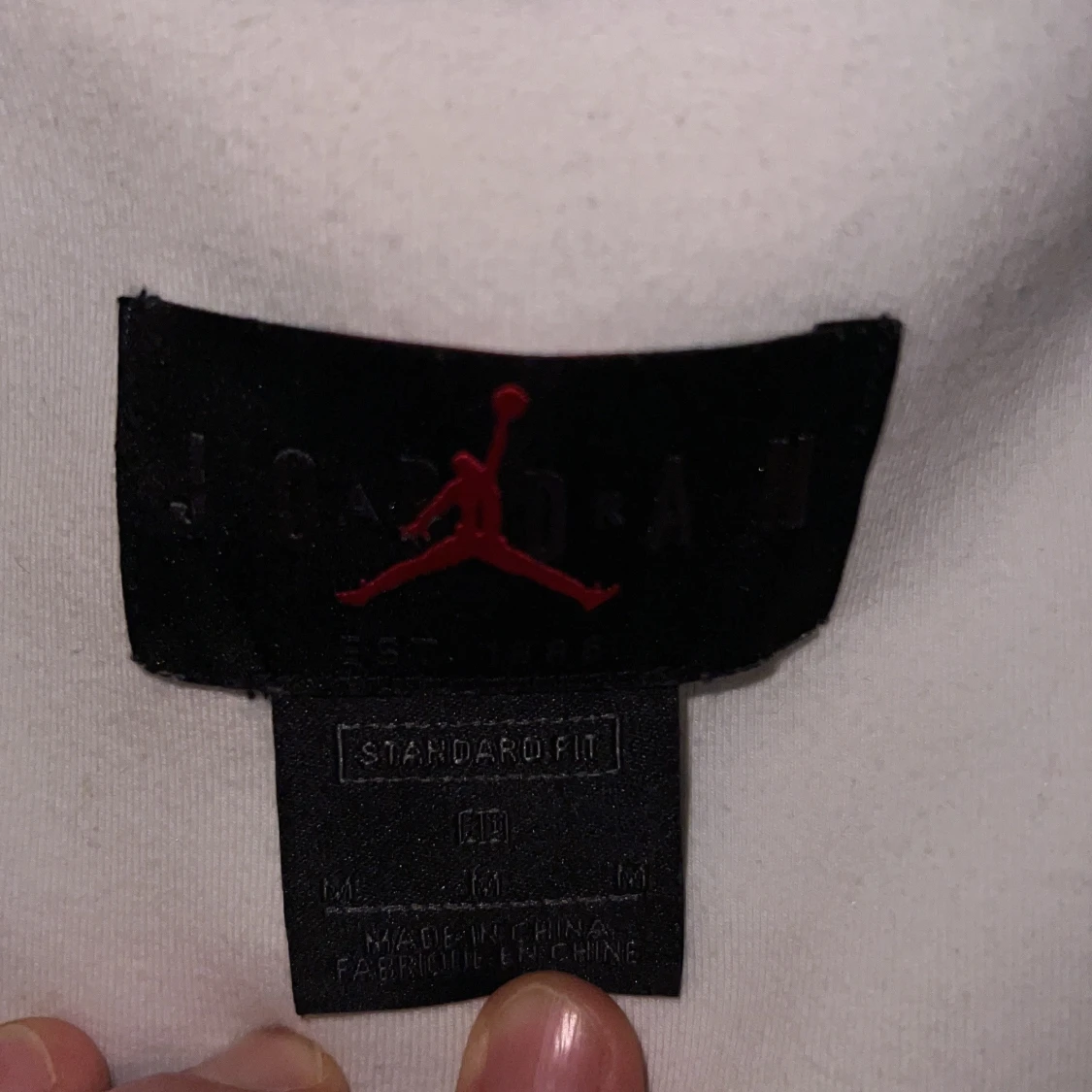 Grå och svart hoodie från Jordan - 4