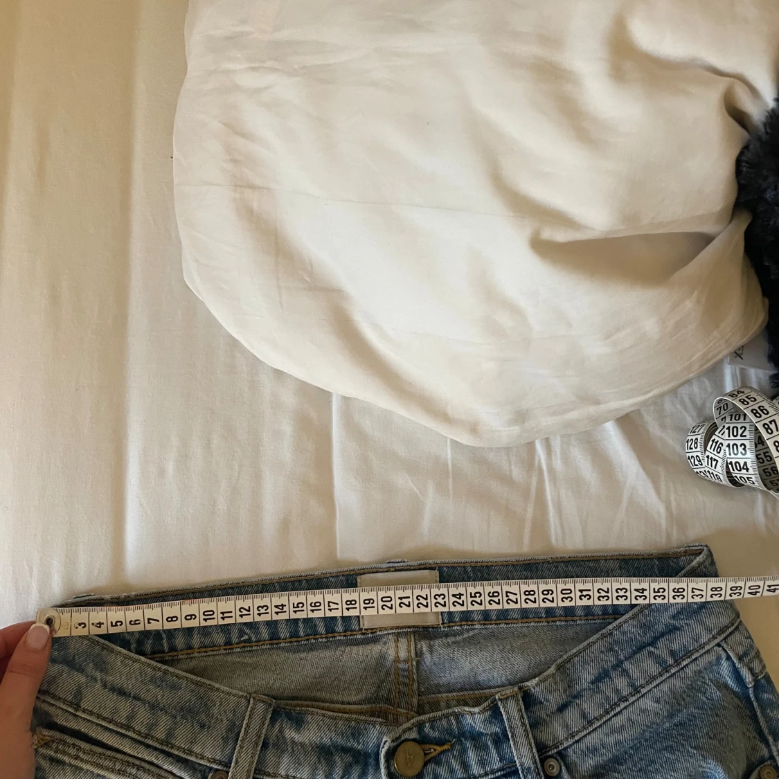 Jeans lowwaist utsvängda lågmidjade bootcut  - 2