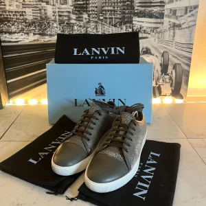 Lanvins skor - Säljer ett par sjukt feta lanvins som är my let speciella och sticker ut på ett mycket bra sätt. De är i ett mycket fint skick utan några typer av defekter men syns att de är använda. Det som medföljer är 3st dustbags, en låda och extra snören. Hör av er vid minsta fundering🙌