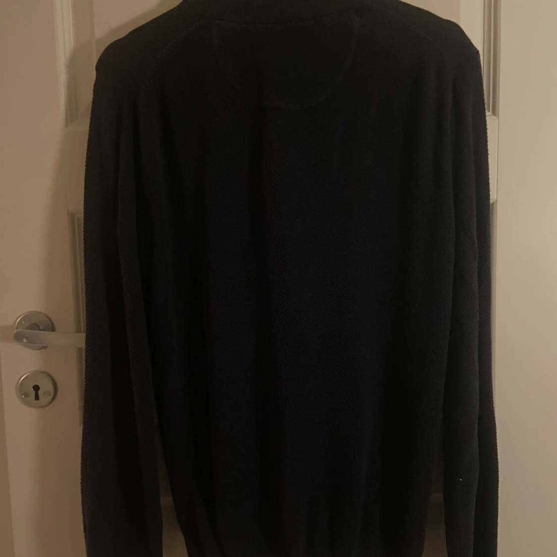 Mörkblå half zip tröja från GANT - 1