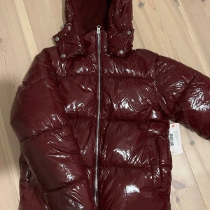 Vinröd vinterjacka  - Vinröd vinterjacka ifrån nelly. Den är tjock och varm. Har aldrig kommit till användning. 