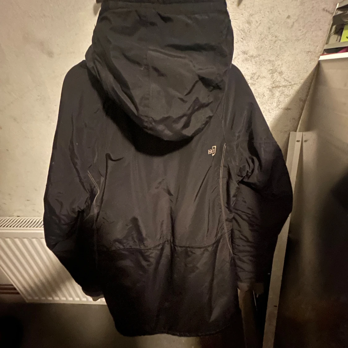 Svart Didriksons parkajacka, strl 38 - 3