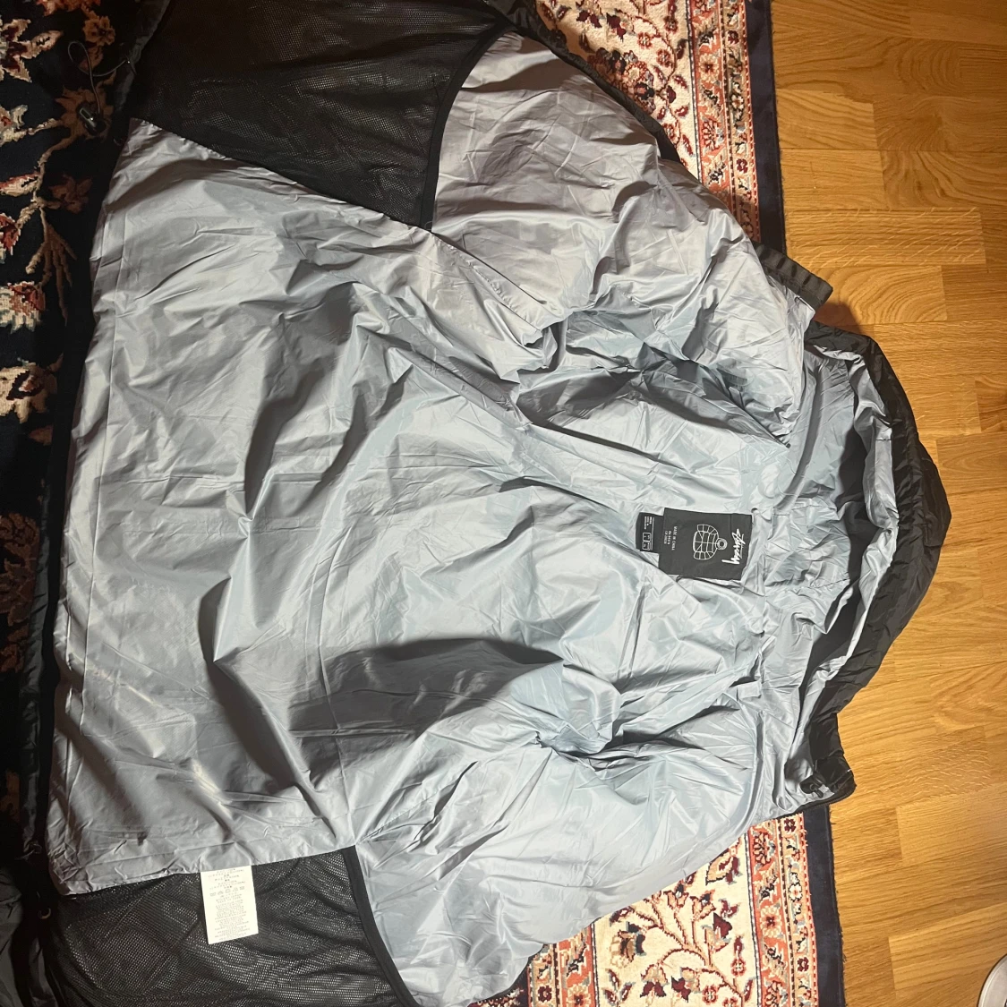 Stüssy Black/Grey Puffer Jacket – NY med tag 🖤🩶 - 2