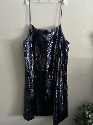 Blå paljettklänning  - Från H&M, använd några gånger men säljer nu då den är för liten för mig. 