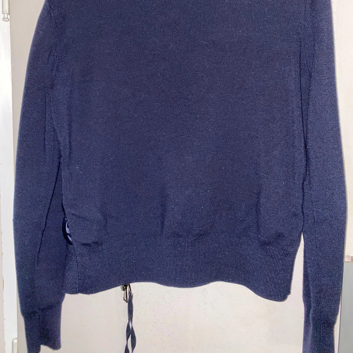 Mörkblå cardigan jacka från Moncler XS/S ( kan byta mot svart i xs ) - 4