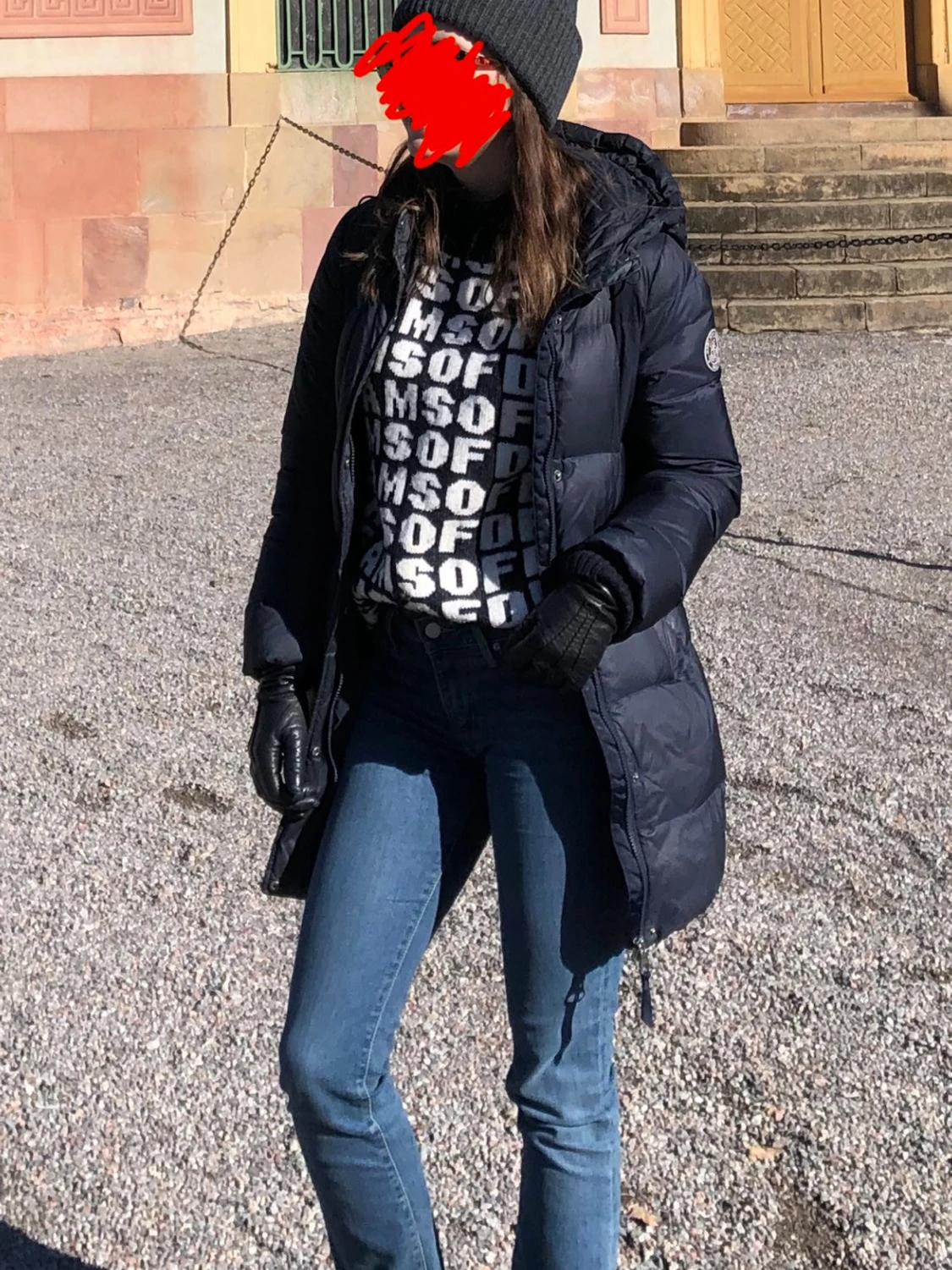 Marinblå dunjacka från GANT - 4