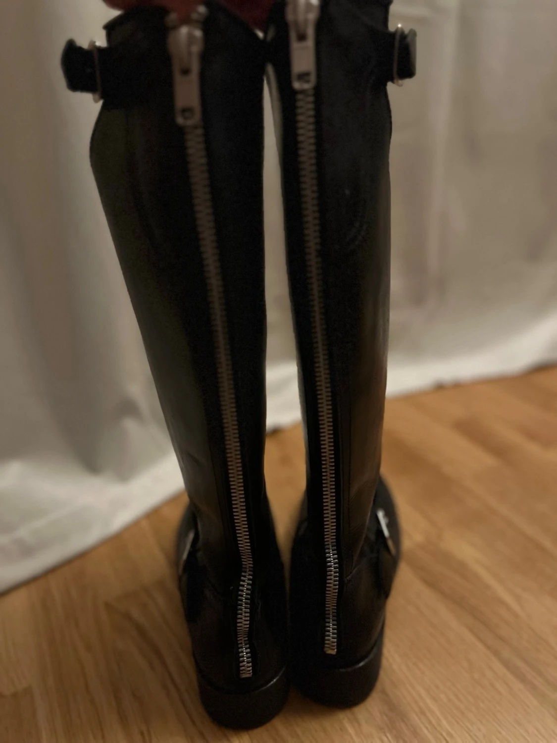 Svarta höga Johnny bulls stövlar  - 2