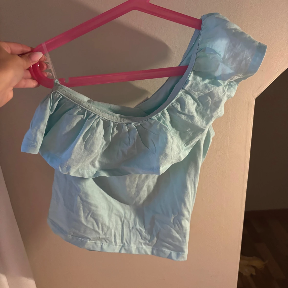 Ljusblå offshoulder topp Kappahl - 1