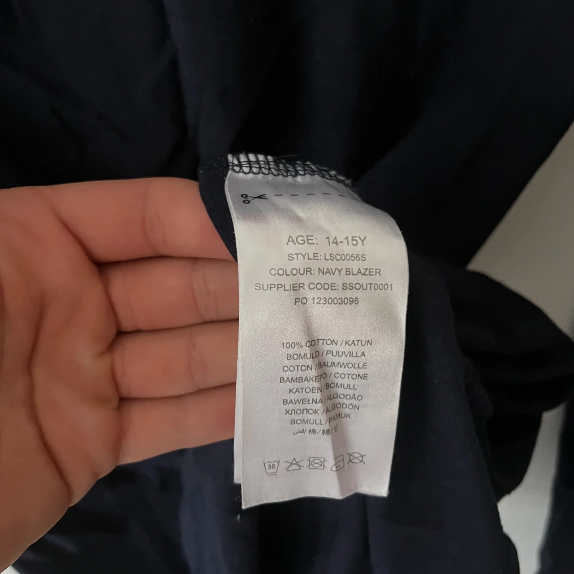 Mörkblå långärmad tröja Lyle & Scott - 2