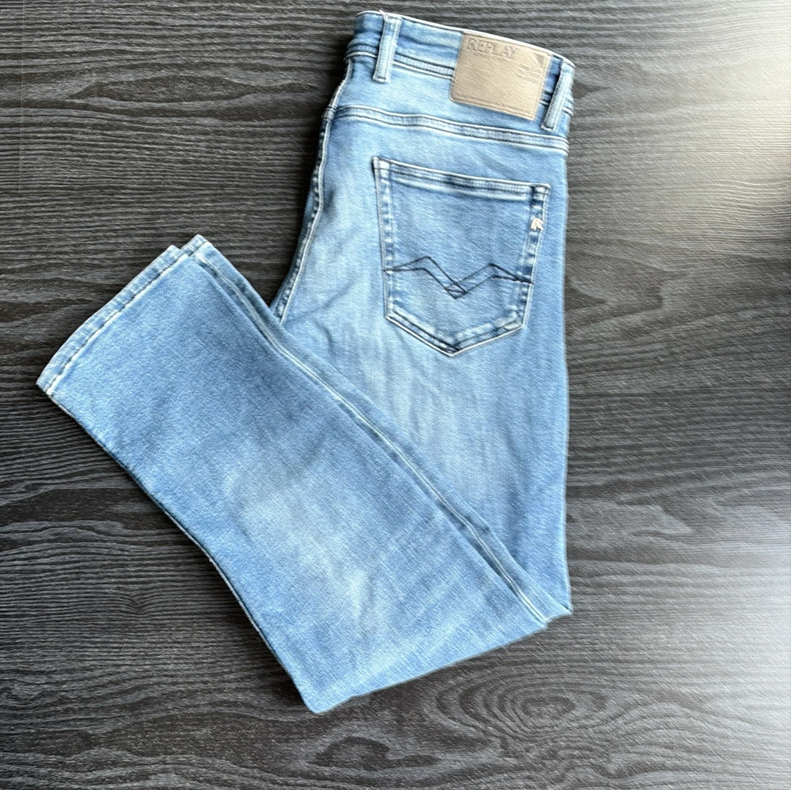 Replay ljusblå jeans straight fit