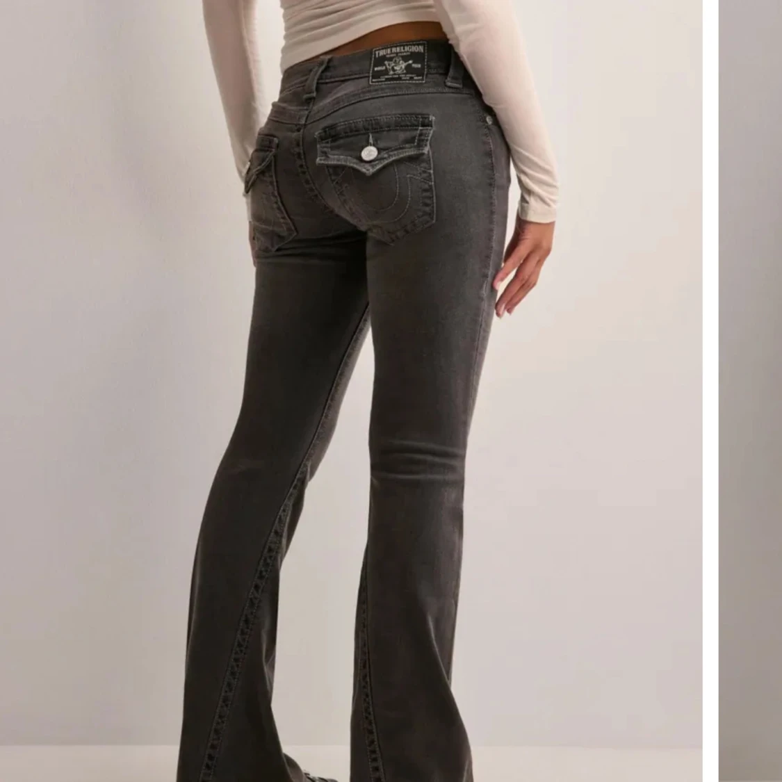 True Religion Becca Bootcut Jeans Grå