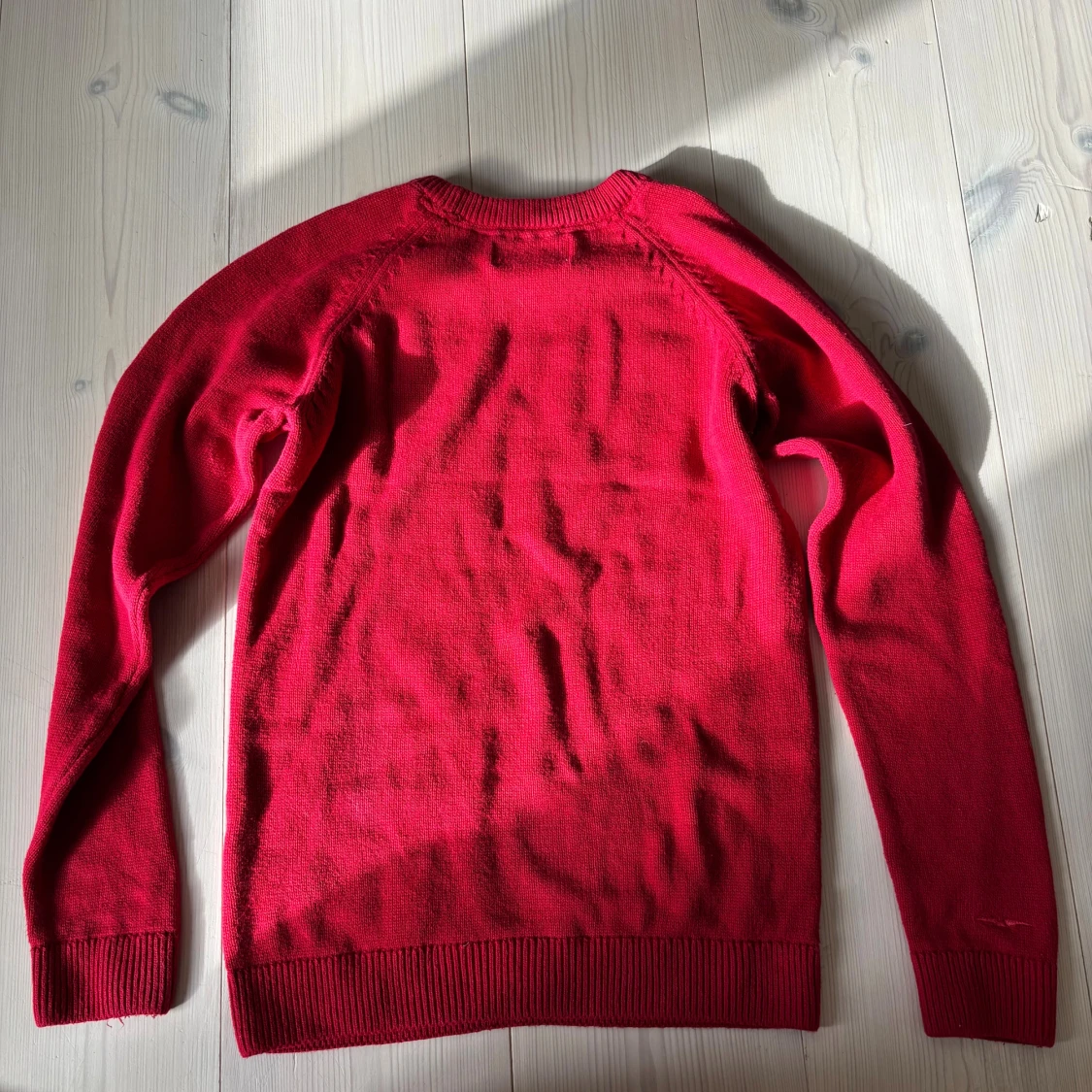 Röd kabelstickad tröja Hampton Republic - 3