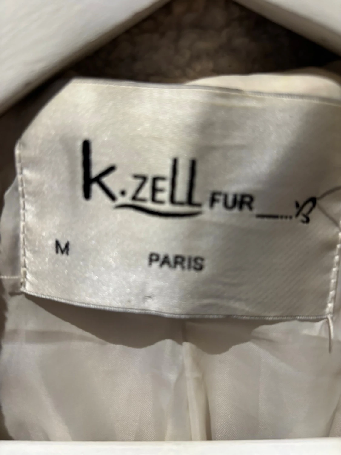 Beige teddykappa från K.Zell Paris - 1