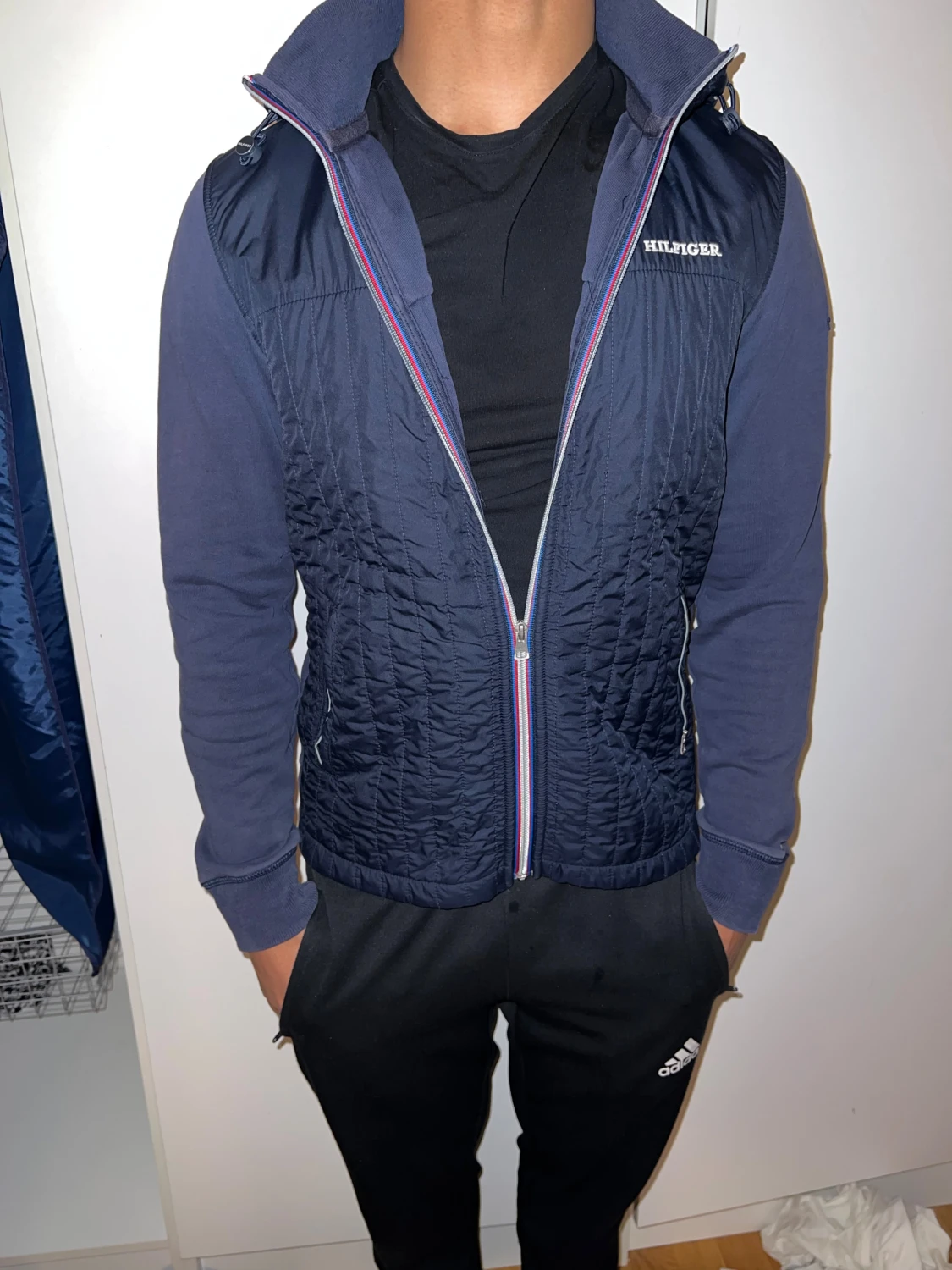 Mörkblå Cardigen Tommy Hilfiger