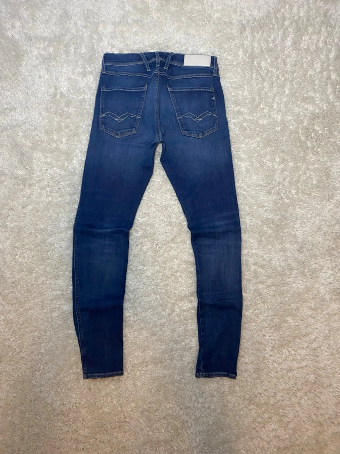 Mörkblå Replay Anbass jeans - 2