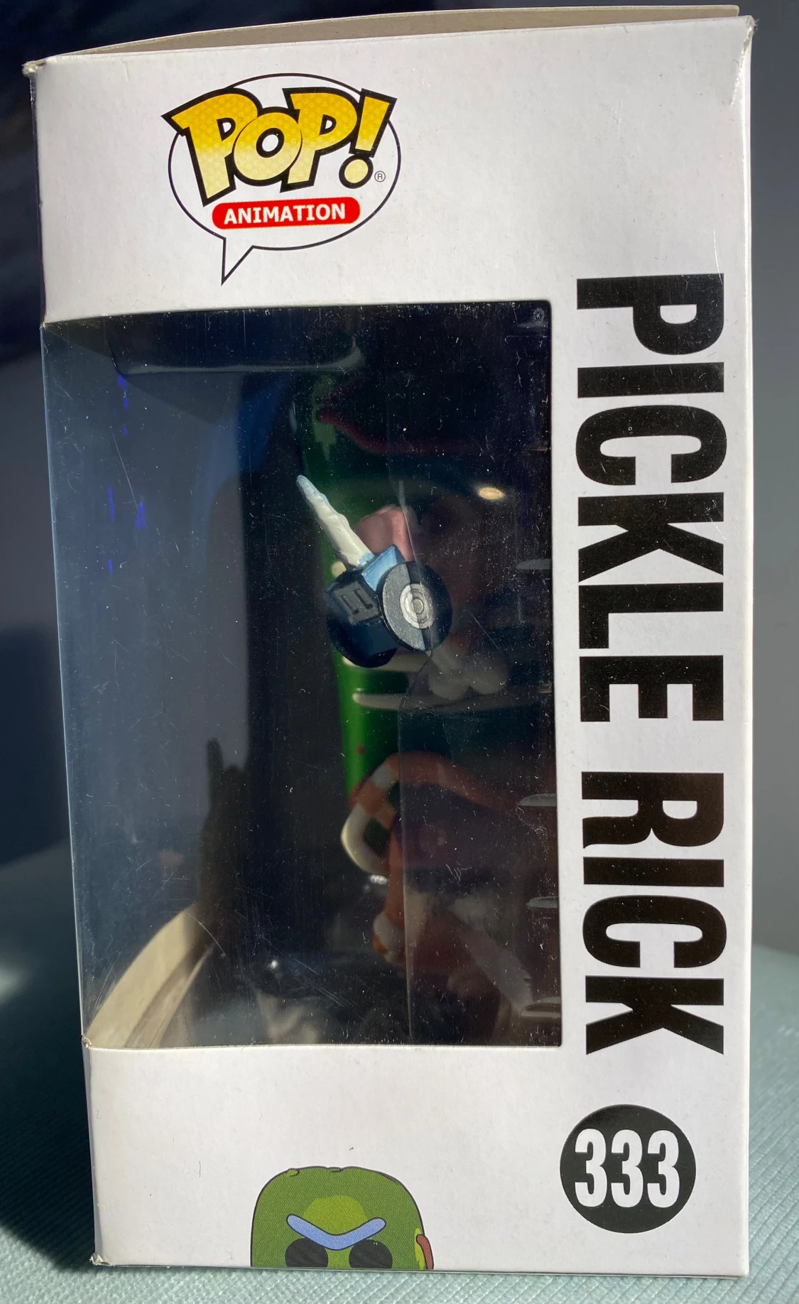 Funko Pop Animation Rick and Morty Pickle Rick figur - 5