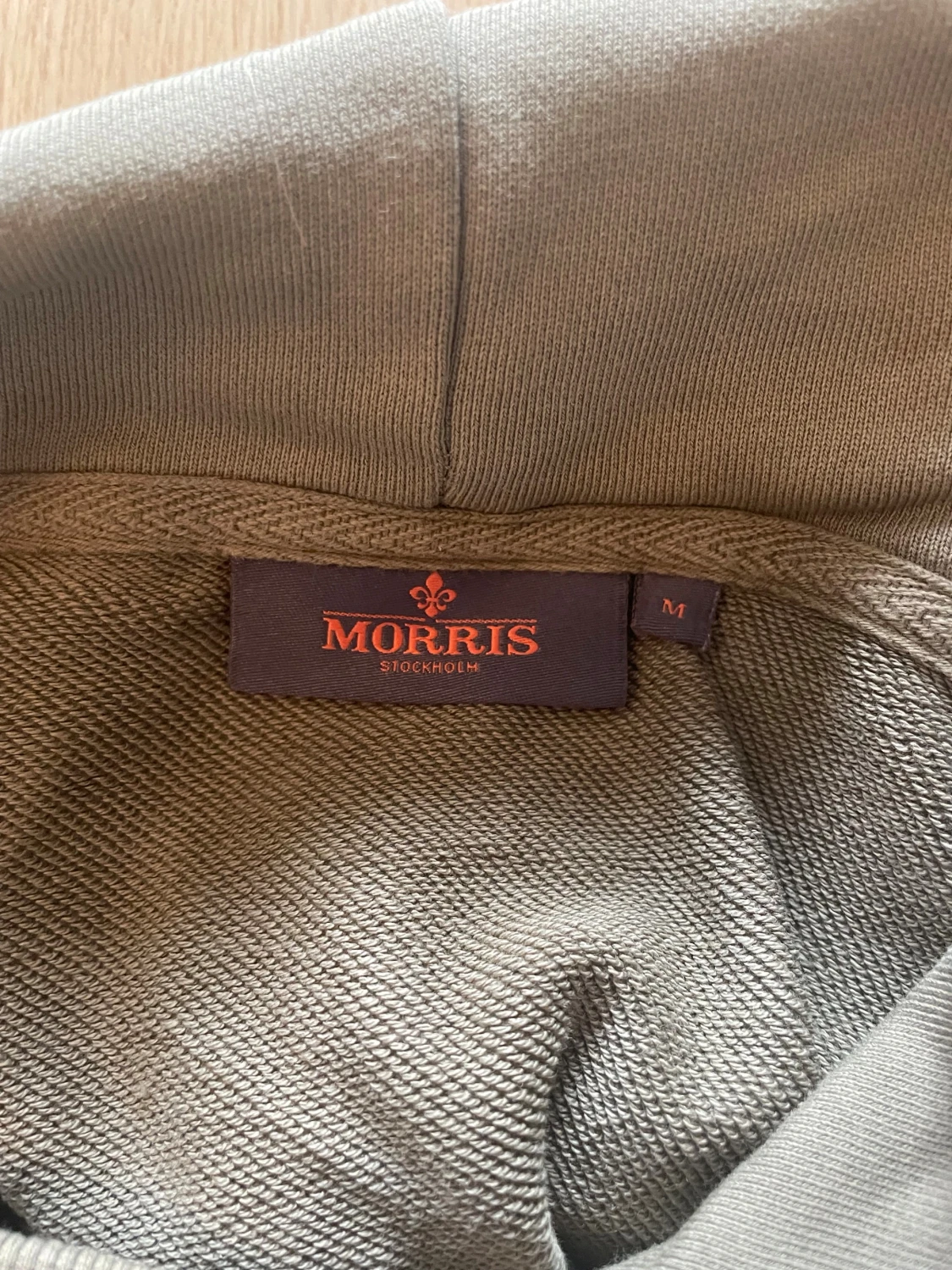 Olivgrön hoodie från Morris - M - 3