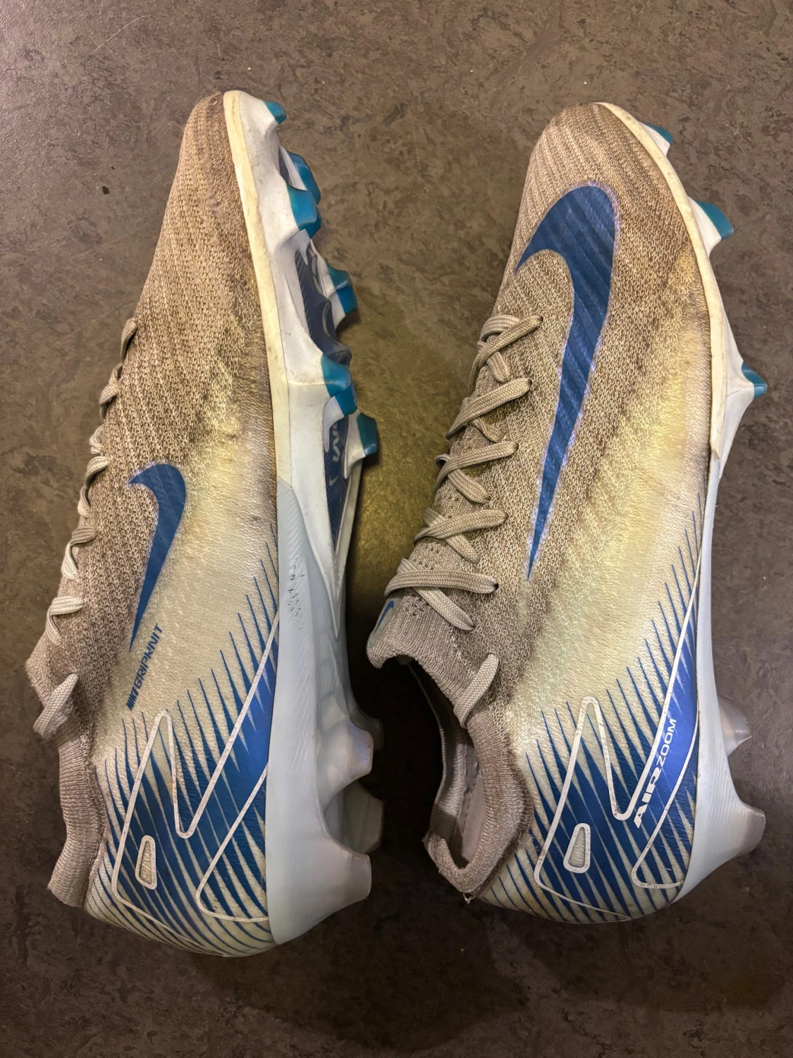 Nike Mercurial Air Zoom Elite fotbollsskor ljusblåa  - 5