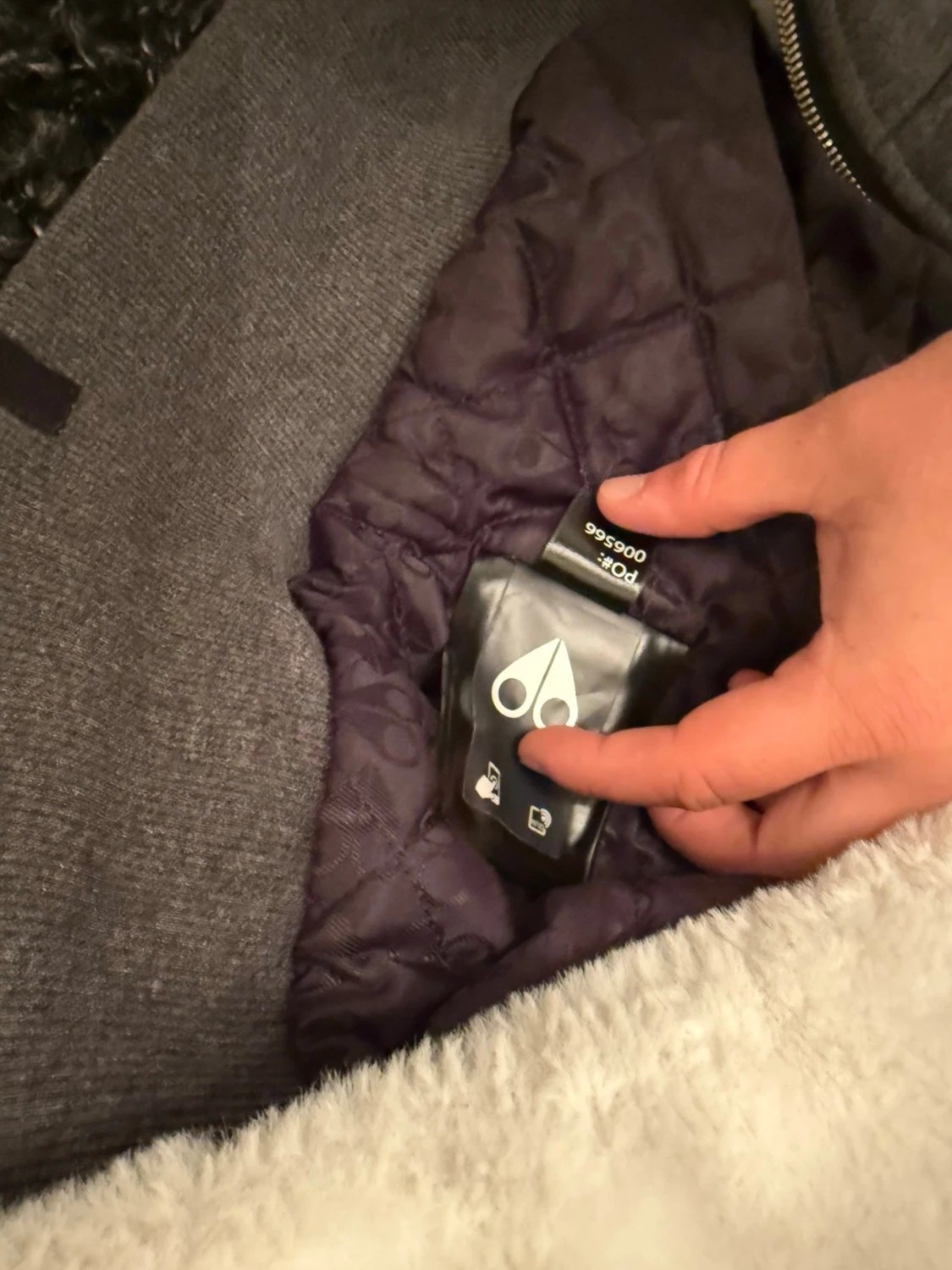 Grå teddyjacka från Moose Knuckles - 2