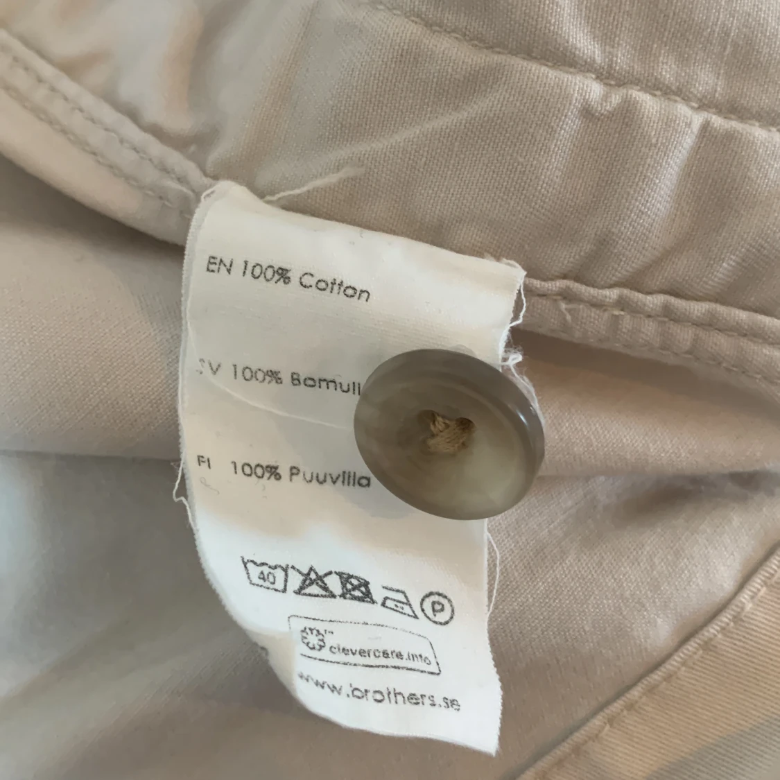 Beige overshirt från East West - 3