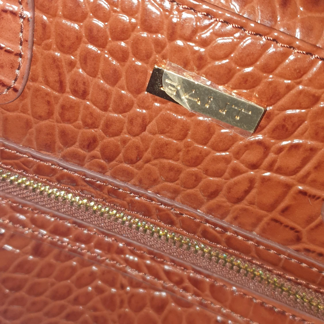 Brun handväska i skinn från GANT - 2