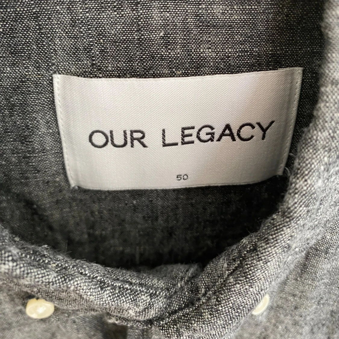 Grå linneskjorta Our Legacy - 2