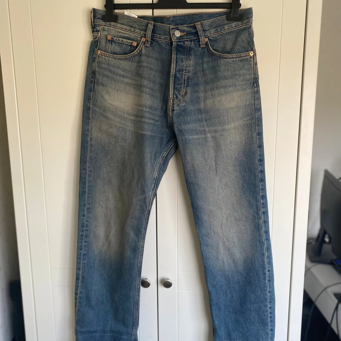 Weekday space relaxed straight jeans